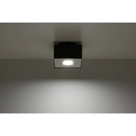 Oswietlenie-sufitowe - czarny plafon mono sl.0070 sollux lighting 