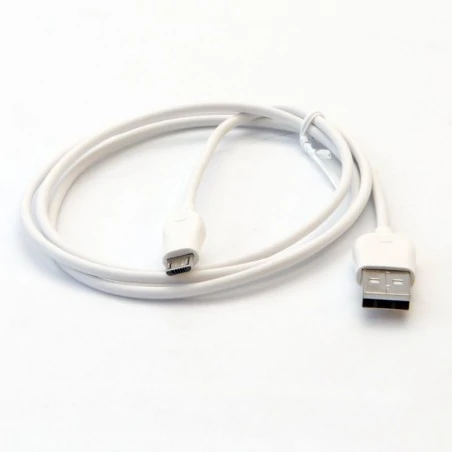 Kable-usb - przewód usb 2.0 wtyk a - wtyk micro b, quick charge,1m biały sm7004w emos - 2335070410 