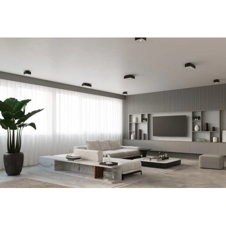 Oswietlenie-sufitowe - czarny plafon mono sl.0070 sollux lighting 