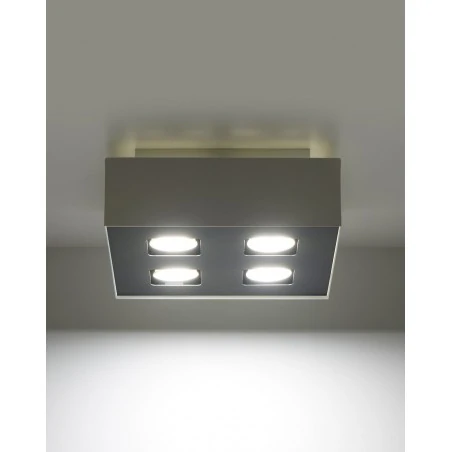 Oswietlenie-sufitowe - biały plafon 4xgu10 mono sl.0069 sollux lighting 