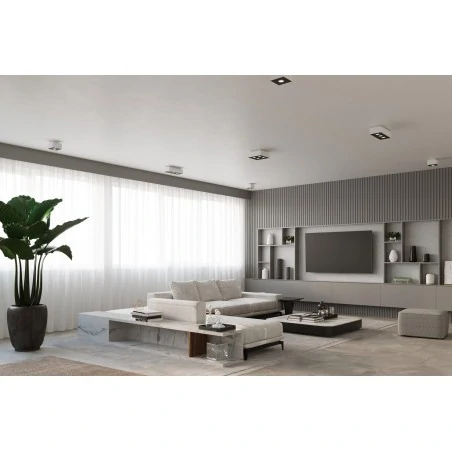 Oswietlenie-sufitowe - biały plafon 4xgu10 mono sl.0069 sollux lighting 