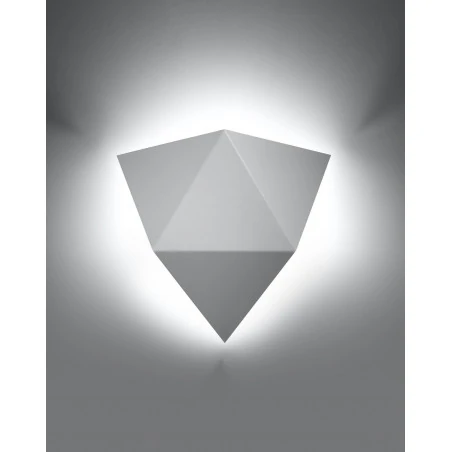 Kinkiety - biały kinkiet 2xg9 solido sl.0420 sollux lighting 