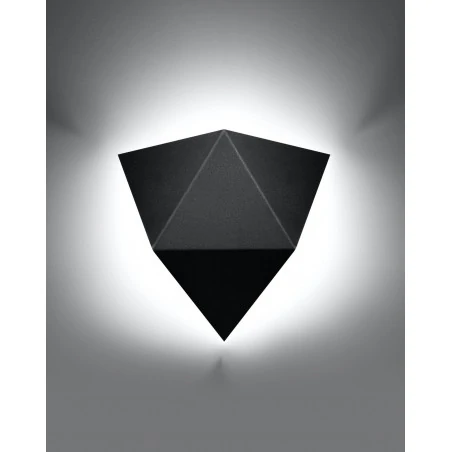 Kinkiety - czarny kinkiet 2xg9 solido sl.0421 sollux lighting 