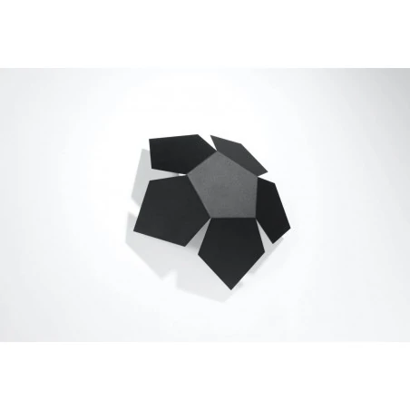 Kinkiety - czarny kinkiet penta sl.0423 sollux lighting 