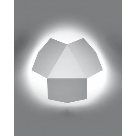 Kinkiety - biały kinkiet tre sl.0424 sollux lighting 