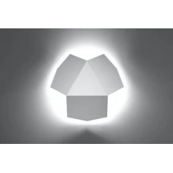 Kinkiety - biały kinkiet tre sl.0424 sollux lighting 