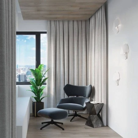 Kinkiety - biały kinkiet tre sl.0424 sollux lighting 