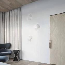 Kinkiety - biały kinkiet tre sl.0424 sollux lighting 