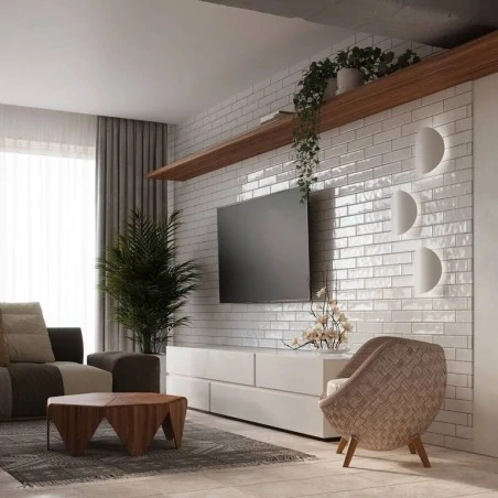 Kinkiety - biały kinkiet 2xg9 senses sl.0934 sollux lighting 