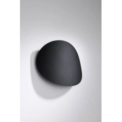 Kinkiety - czarny kinkiet 2xg9 senses sl.0935 sollux lighting 