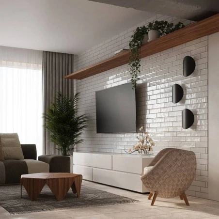 Kinkiety - czarny kinkiet 2xg9 senses sl.0935 sollux lighting 