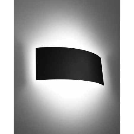 Kinkiety - czarny kinkiet 2xg9 magnus sl.0937 sollux lighting 