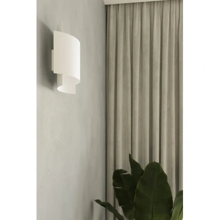 Kinkiety - biały kinkiet impact sl.0857 sollux lighting 