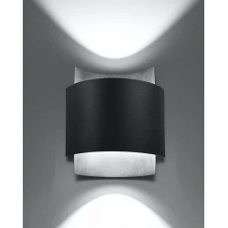 Kinkiety - czarny kinkiet impact sl.0858 sollux lighting 