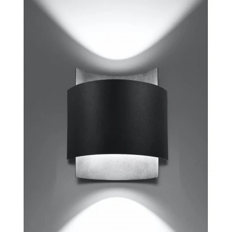 Kinkiety - czarny kinkiet impact sl.0858 sollux lighting 