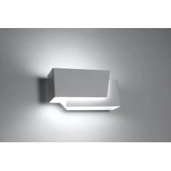 Kinkiety - biały kinkiet piegare sl.0394 sollux lighting 