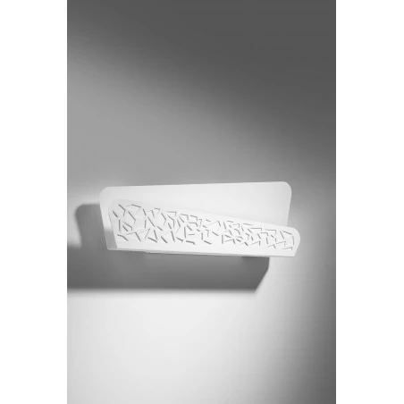 Kinkiety-do-salonu - biały kinkiet 2xg9 aliza sl.0933 sollux lighting 