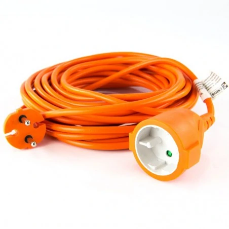 Przedluzacze-elektryczne - przedłużacz ogrodowy 2×1 mm 1 gniazdo 10m pomarańczowy p01310 emos - 1901011001 