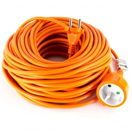 Przedluzacze-elektryczne - przedłużacz ogrodowy 2×1 mm 1 gniazdo 30m pomarańczowy p01330 emos - 1901013001 