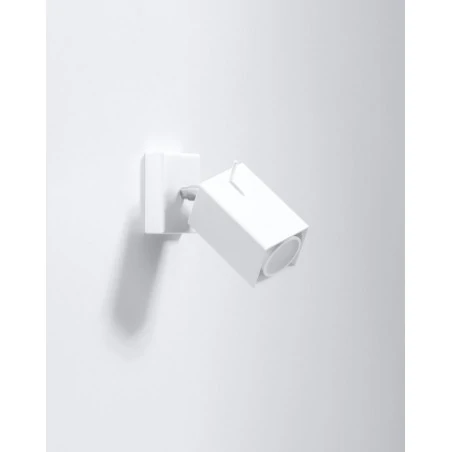 Kinkiety - biały kinkiet merida sl.0095 sollux lighting 