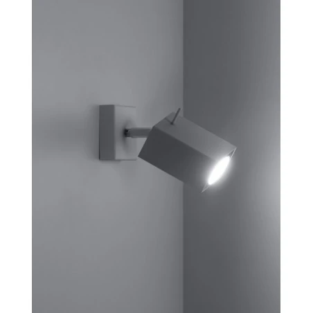 Kinkiety - biały kinkiet merida sl.0095 sollux lighting 