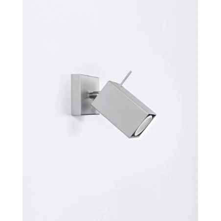 Kinkiety - szary kinkiet merida sl.0455 sollux lighting 