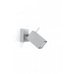 Kinkiety - szary kinkiet merida sl.0455 sollux lighting 