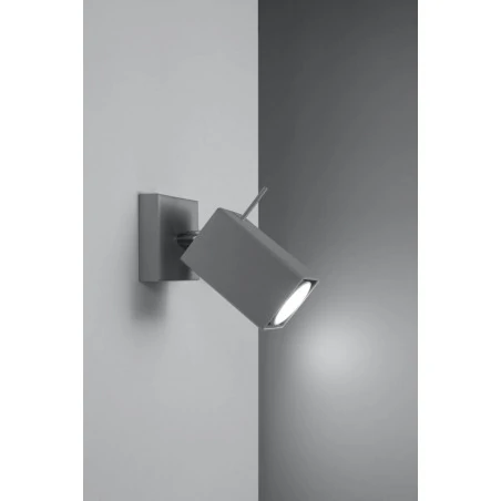 Kinkiety - szary kinkiet merida sl.0455 sollux lighting 