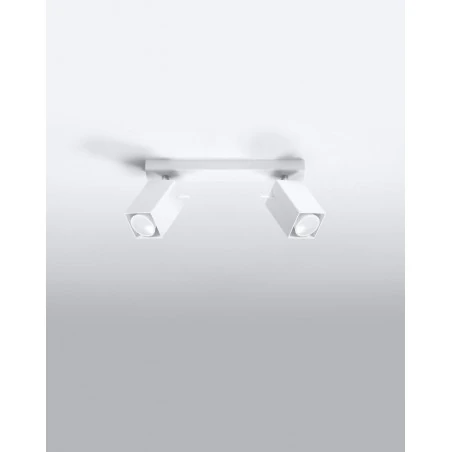 Oswietlenie-sufitowe - biały plafon 2xgu10 merida sl.0096 sollux lighting 