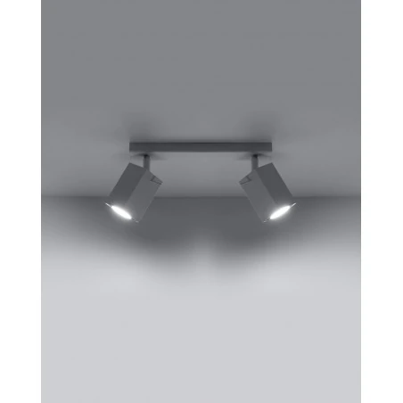 Oswietlenie-sufitowe - biały plafon 2xgu10 merida sl.0096 sollux lighting 