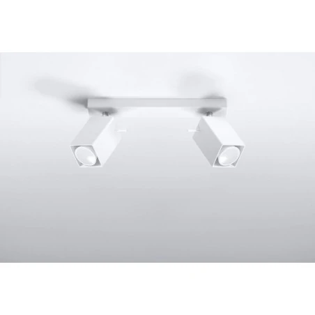 Oswietlenie-sufitowe - biały plafon 2xgu10 merida sl.0096 sollux lighting 