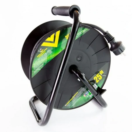 Przedluzacze-bebnowe - przedłużacz zwijany gumowy - 4 gniazda, 3x1,5, 25m p084251 emos - 1908242503 