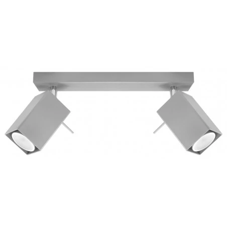 Oswietlenie-sufitowe - szary plafon 2xgu10 merida sl.0456 sollux lighting 