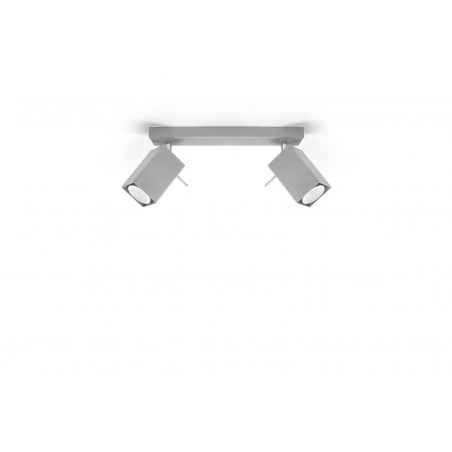 Oswietlenie-sufitowe - szary plafon 2xgu10 merida sl.0456 sollux lighting 