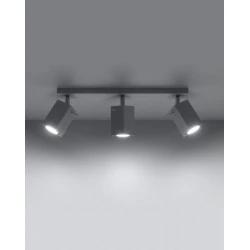 Oswietlenie-sufitowe - biały plafon 3xgu10 merida sl.0097 sollux lighting 