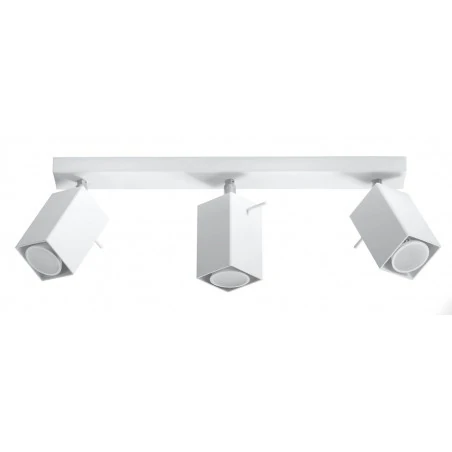 Oswietlenie-sufitowe - biały plafon 3xgu10 merida sl.0097 sollux lighting 