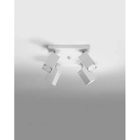 Oswietlenie-sufitowe - biały plafon 4xgu10 merida sl.0098 sollux lighting 
