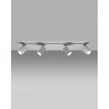 Oswietlenie-sufitowe - biały plafon merida 4l sl.0463 sollux lighting 