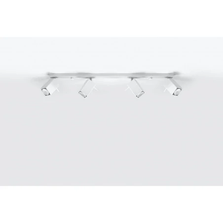 Oswietlenie-sufitowe - biały plafon merida 4l sl.0463 sollux lighting 