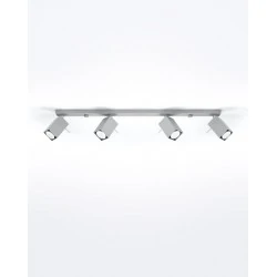 Oswietlenie-sufitowe - szary plafon merida 4l 4xgu10 sl.0461 sollux lighting 