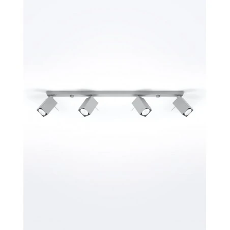 Oswietlenie-sufitowe - szary plafon merida 4l 4xgu10 sl.0461 sollux lighting 
