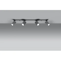 Oswietlenie-sufitowe - szary plafon merida 4l 4xgu10 sl.0461 sollux lighting 