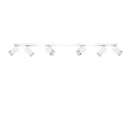 Oswietlenie-sufitowe - sl.0464 listwa oświetleniowa na 6 punktów świetlnych merida 6l gu10 sollux 