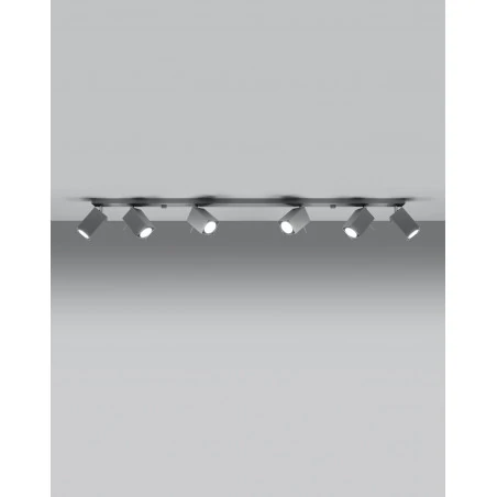 Oswietlenie-sufitowe - szary plafon 6xgu10 merida sl.0462 sollux lighting 
