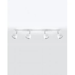 Oswietlenie-sufitowe - biały plafon oculare 4l sl.0441 sollux lighting 