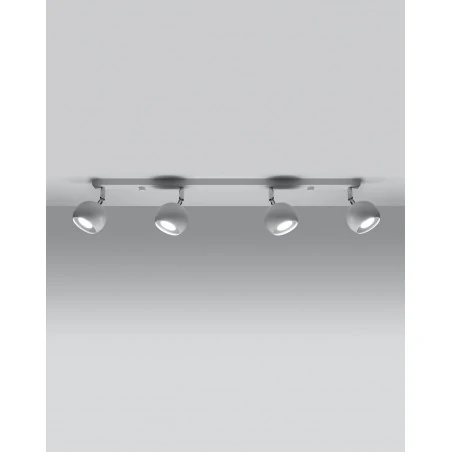 Oswietlenie-sufitowe - biały plafon oculare 4l sl.0441 sollux lighting 