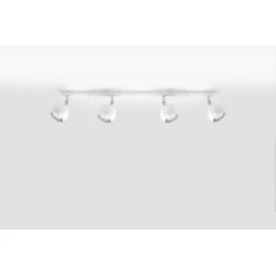 Oswietlenie-sufitowe - biały plafon oculare 4l sl.0441 sollux lighting 