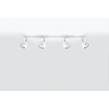 Oswietlenie-sufitowe - biały plafon oculare 4l sl.0441 sollux lighting 