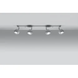 Oswietlenie-sufitowe - biały plafon oculare 4l sl.0441 sollux lighting 