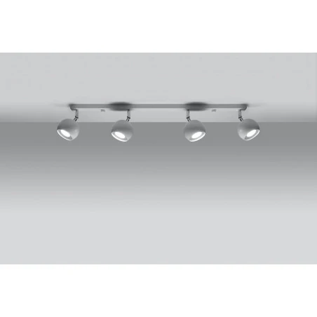 Oswietlenie-sufitowe - biały plafon oculare 4l sl.0441 sollux lighting 